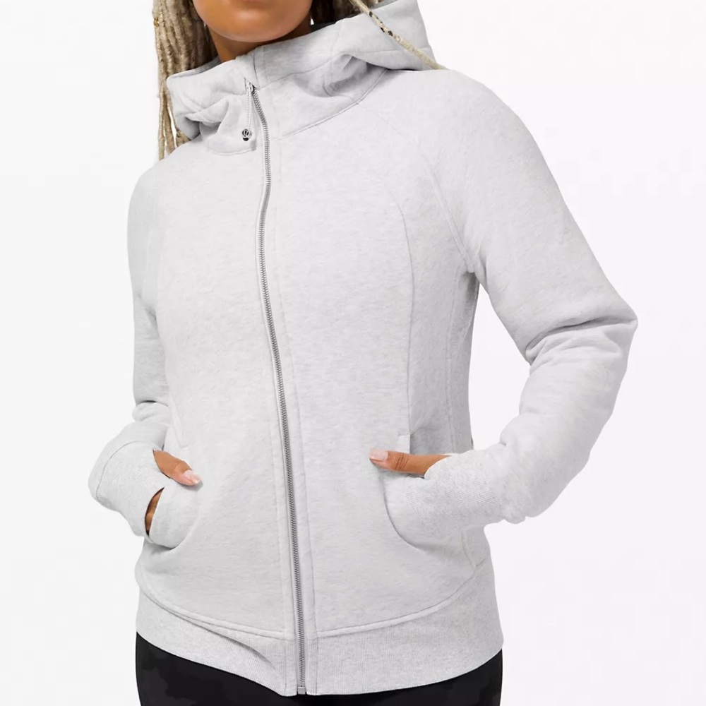 Lululemon Scuba Hoodie - Heathered Light Grey